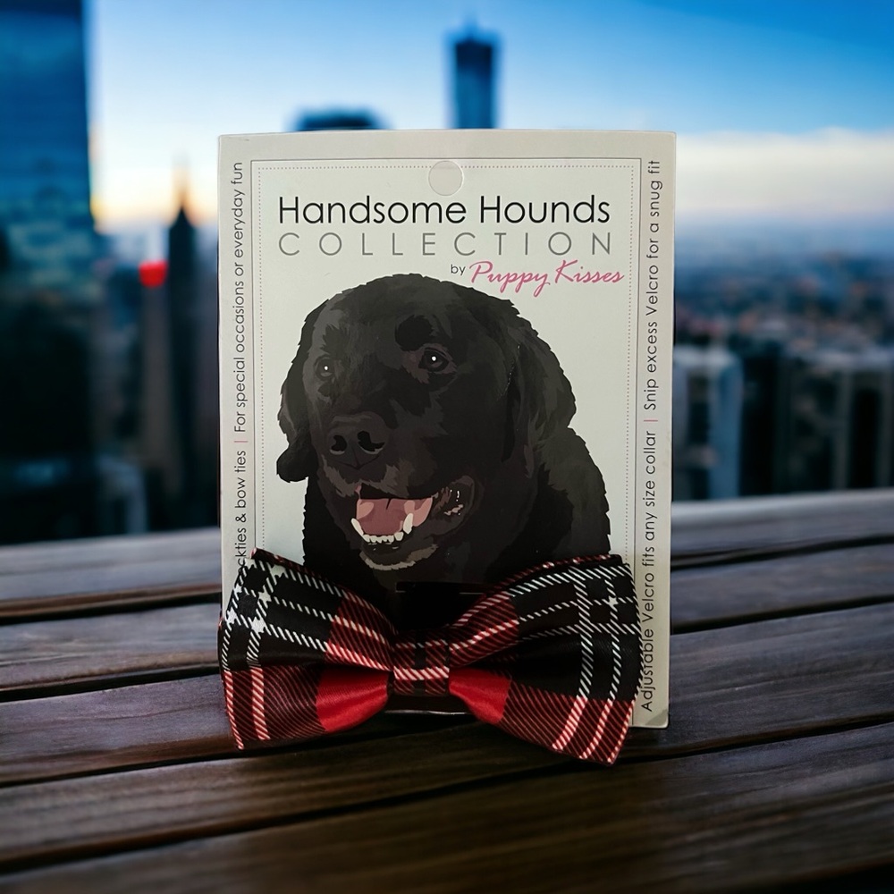 💖 Puppy Kisses Handsome Hounds Bow Tie 💖